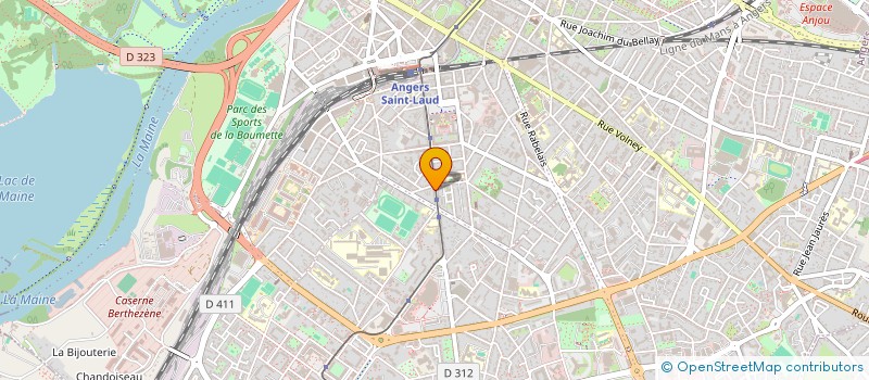 localisation de l'entreprise PFA à ANGERS