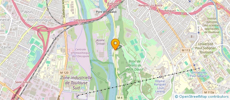 localisation de l'entreprise PFA  TOULOUSE