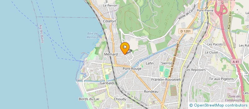 localisation de l'entreprise PFA CONSEIL ECONOMISTE à AIX-LES-BAINS