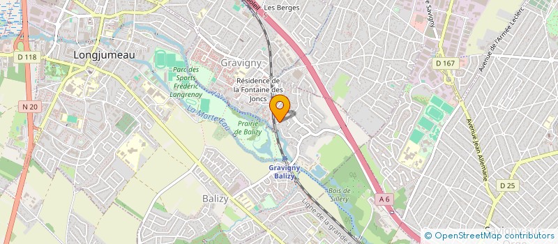 localisation de l'entreprise PFA CONSULTING  LONGJUMEAU