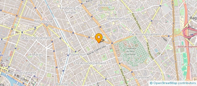 localisation de l'entreprise PFA TRAVEL  PARIS