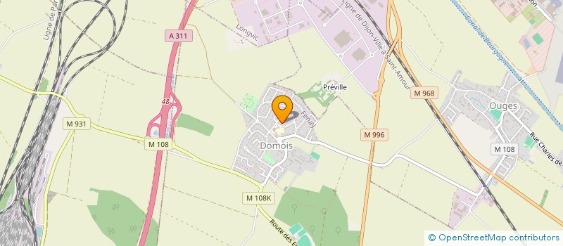 localisation de l'entreprise PFAC 21  FENAY