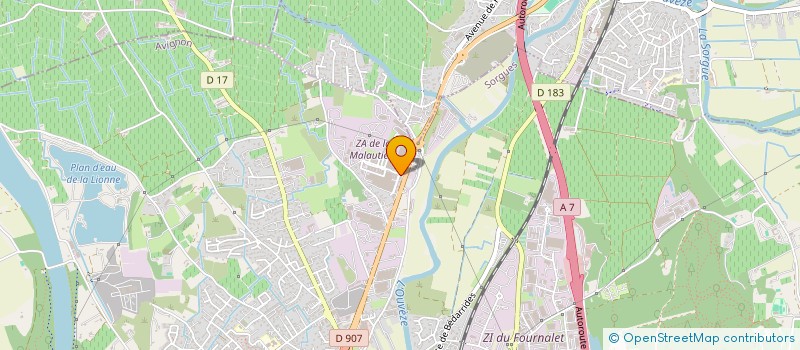 localisation de l'entreprise PFAM  AVIGNON