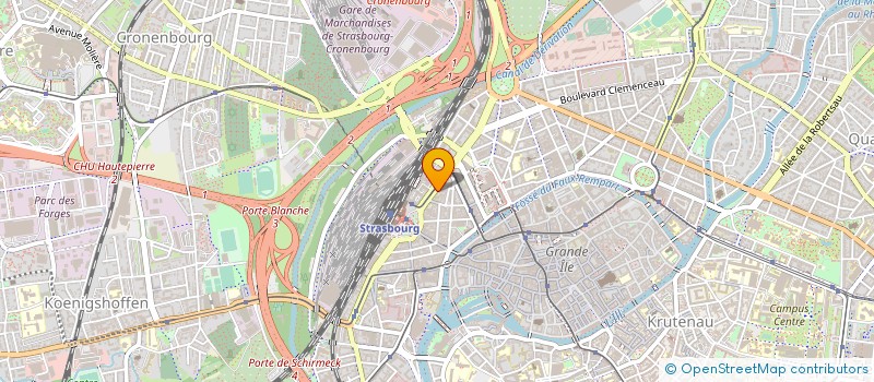 localisation de l'entreprise PFAUDLER FRANCE à STRASBOURG