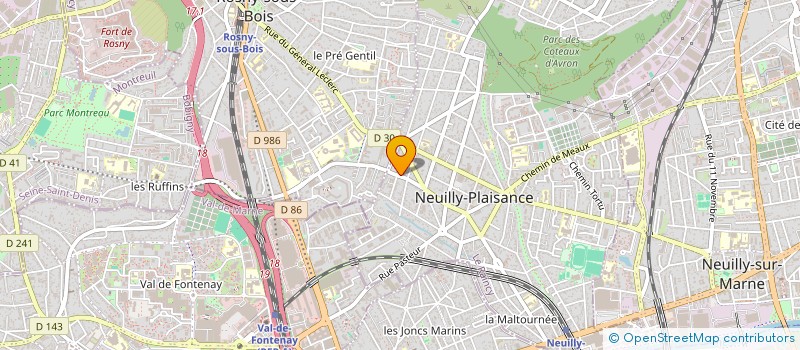 localisation de l'entreprise PFB à NEUILLY-PLAISANCE