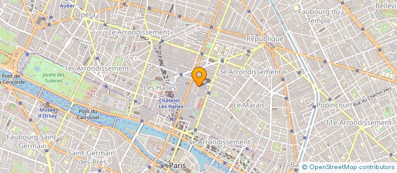 localisation de l'entreprise PFB SARL  PARIS