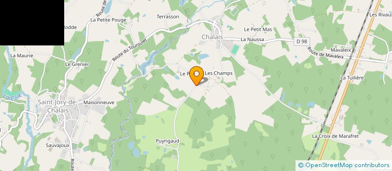 localisation de l'entreprise PFBCL ENERGIE  CHALAIS