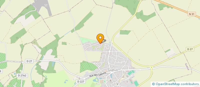 localisation de l'entreprise PFC ISOLATION à GUEUX