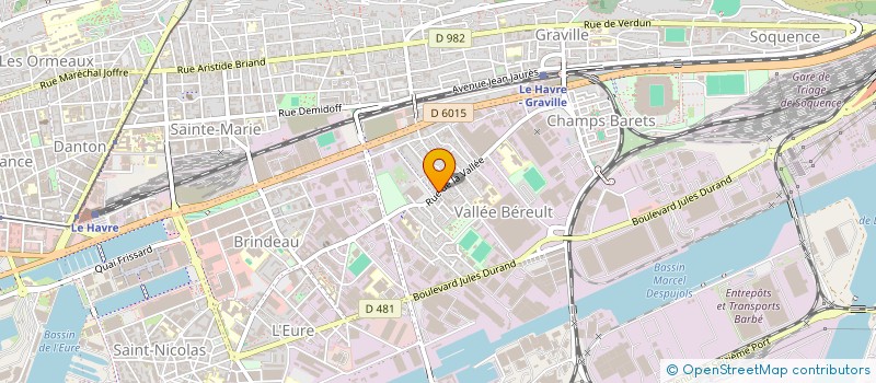 localisation de l'entreprise PFC LH SUD à LE HAVRE