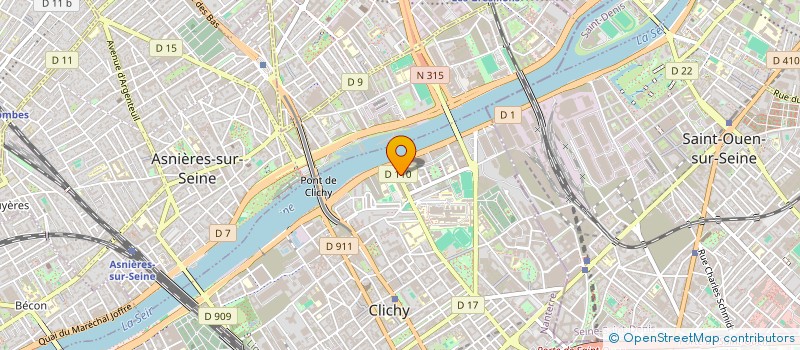 localisation de l'entreprise PFC PARTENAIRES à CLICHY