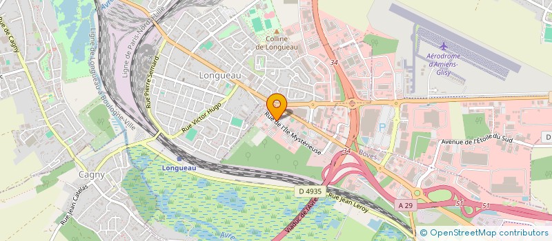 localisation de l'entreprise PFC - PICARDIE FROID CLIMATISATION à MONTDIDIER