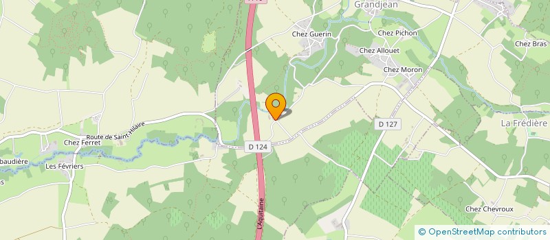 localisation de l'entreprise PFC POMPES FUNEBRES COUDONNEAU  JP ATS  NNICK TELE SECRETARIAT  GRANDJEAN