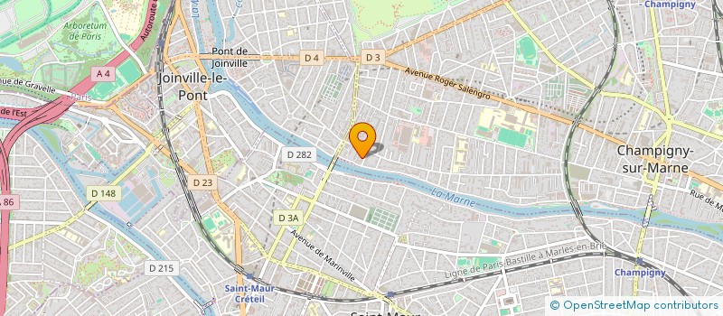 localisation de l'entreprise PFCI  CHAMPIGNY-SUR-MARNE