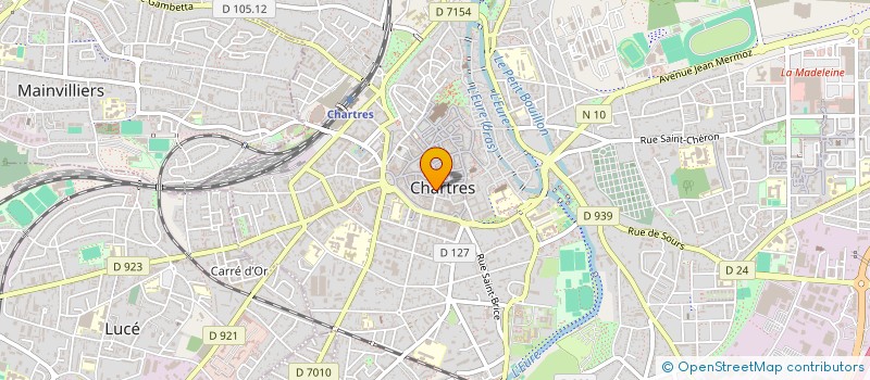 localisation de l'entreprise PFCM DUVAL COFFEE SHOP à CHARTRES