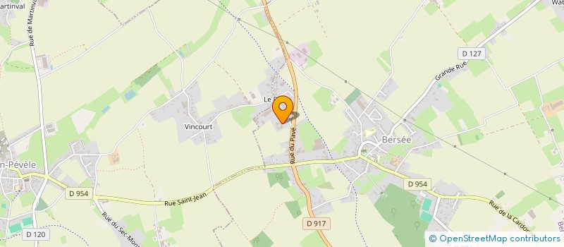 localisation de l'entreprise PFD  BERSEE