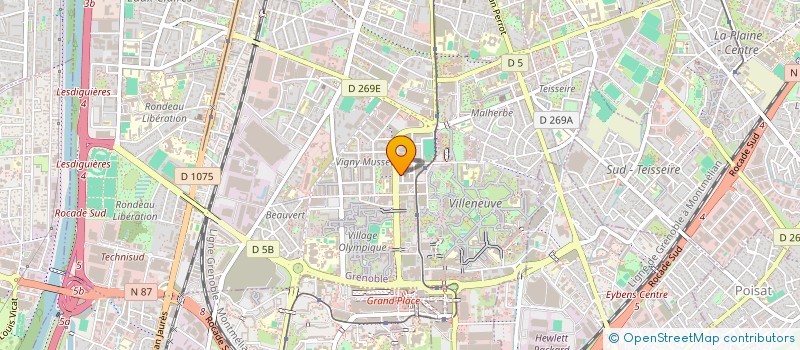 localisation de l'entreprise PFDJENNAH à GRENOBLE
