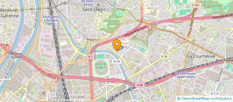 localisation de l'entreprise PFDP CONSEIL à SAINT-DENIS