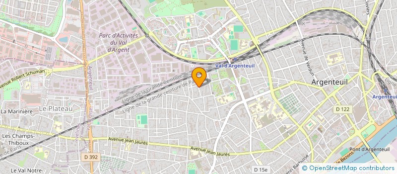 localisation de l'entreprise PFE IMMOBILIER  ARGENTEUIL