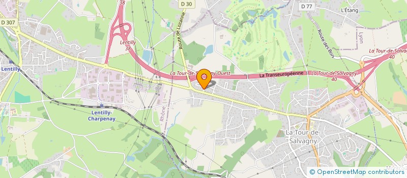 localisation de l'entreprise PFE INTERNATIONAL TRADING SARL  LA TOUR-DE-SALVAGNY