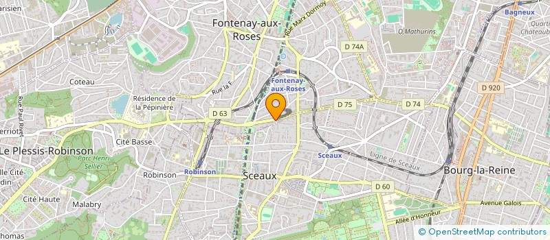 localisation de l'entreprise PFEIFFER FAMILY à FONTENAY-AUX-ROSES