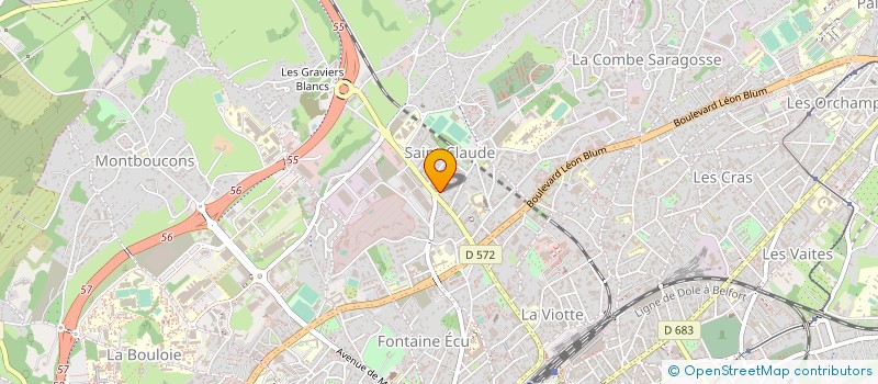 localisation de l'entreprise PFEIFFER SARL à BESANCON
