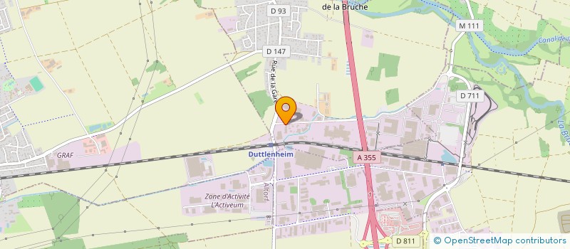 localisation de l'entreprise PFERD RUGGEBERG FRANCE  ENTZHEIM