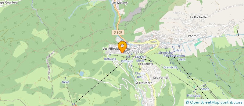 localisation de l'entreprise PFF - PASCAL FUNKY FAMILY à LA CLUSAZ