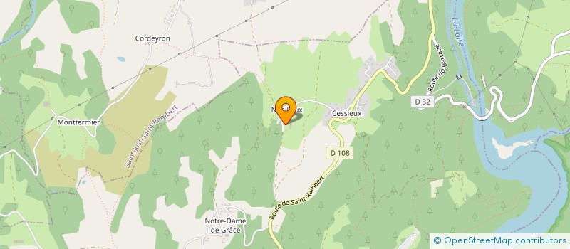 localisation de l'entreprise PFG IMMOBILIER  SAINT-JUST-SAINT-RAMBERT