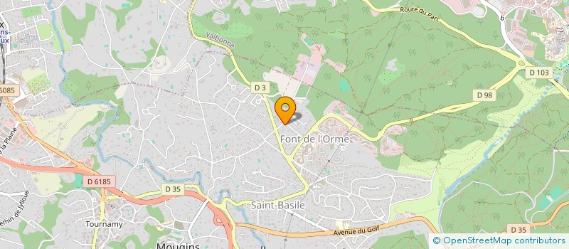 localisation de l'entreprise PFG INVESTISSEMENT à MOUGINS