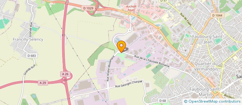 localisation de l'entreprise PFHOLD à SAINT-QUENTIN