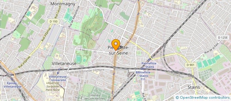 localisation de l'entreprise PFI à PIERREFITTE-SUR-SEINE