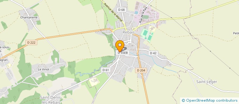 localisation de l'entreprise PFI  REBAIS