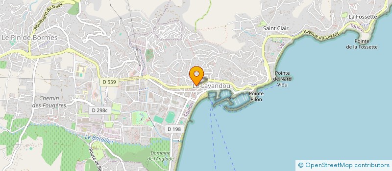 localisation de l'entreprise PFI INGENIERIE à LE LAVANDOU