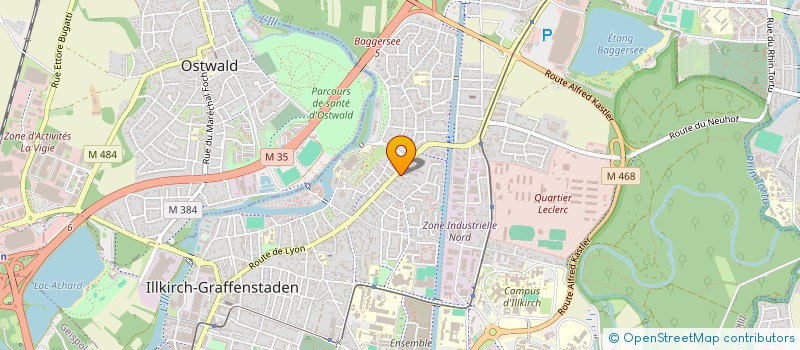 localisation de l'entreprise PFISTER'S  ILLKIRCH-GRAFFENSTADEN