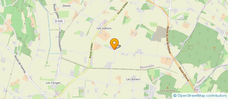 localisation de l'entreprise PFJ  MONTOISON