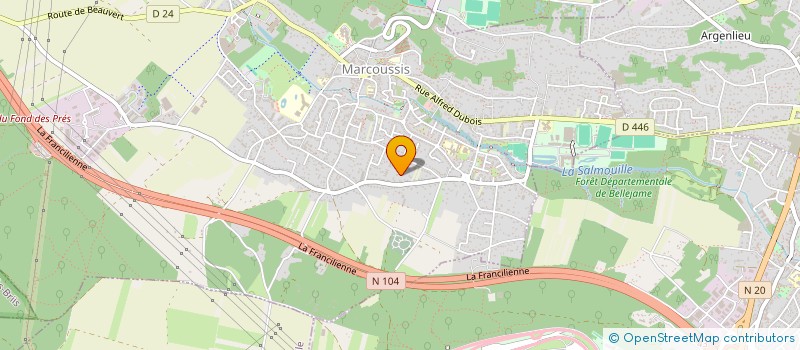 localisation de l'entreprise PFJ CONSEILS à MARCOUSSIS