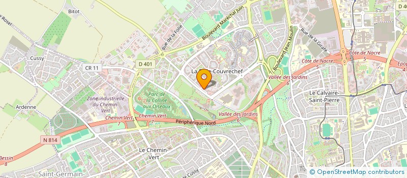 localisation de l'entreprise PFJ EXPERTISE à CAEN