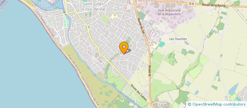 localisation de l'entreprise PFJM à SAINT-GILLES-CROIX-DE-VIE