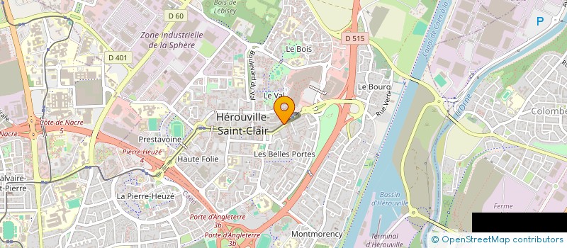localisation de l'entreprise PFL à HEROUVILLE-SAINT-CLAIR