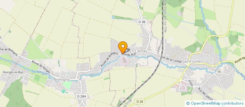 localisation de l'entreprise PFL  CLENAY