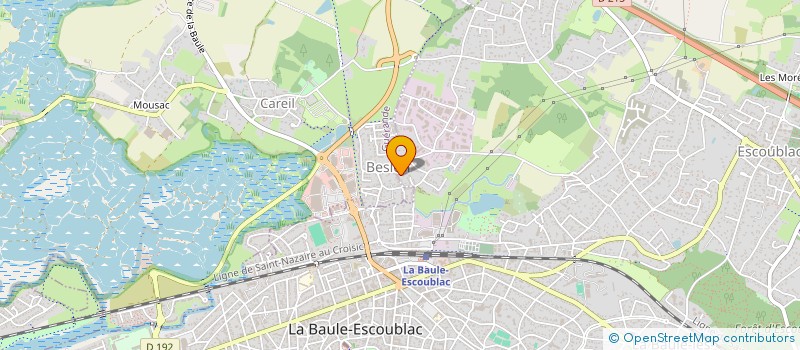 localisation de l'entreprise PFL INVEST  LA BAULE-ESCOUBLAC