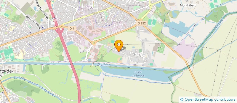 localisation de l'entreprise PFL SORGES  LES PONTS-DE-CE