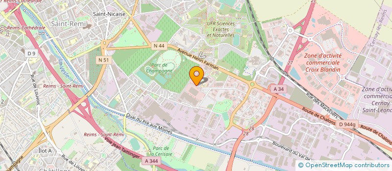 localisation de l'entreprise PFLEIDERER FRANCE à REIMS