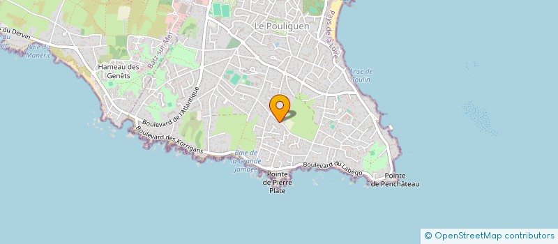 localisation de l'entreprise PFLG  LE POULIGUEN