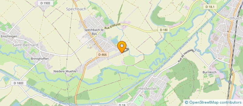 localisation de l'entreprise PFLIEGER  SPECHBACH