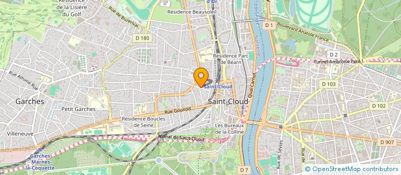 localisation de l'entreprise PFM à SAINT-CLOUD