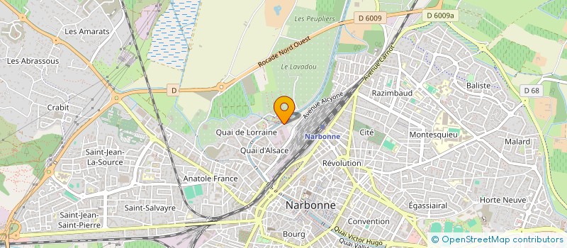 localisation de l'entreprise PFM à NARBONNE