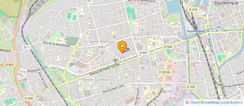 localisation de l'entreprise PFM à DUNKERQUE