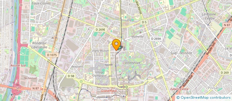 localisation de l'entreprise PFM DES SAVOIE  GRENOBLE