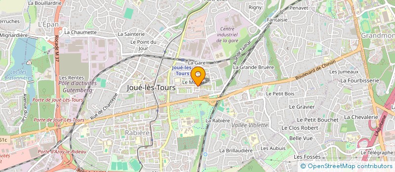 localisation de l'entreprise PFM EL YOUSRA  JOUE-LES-TOURS